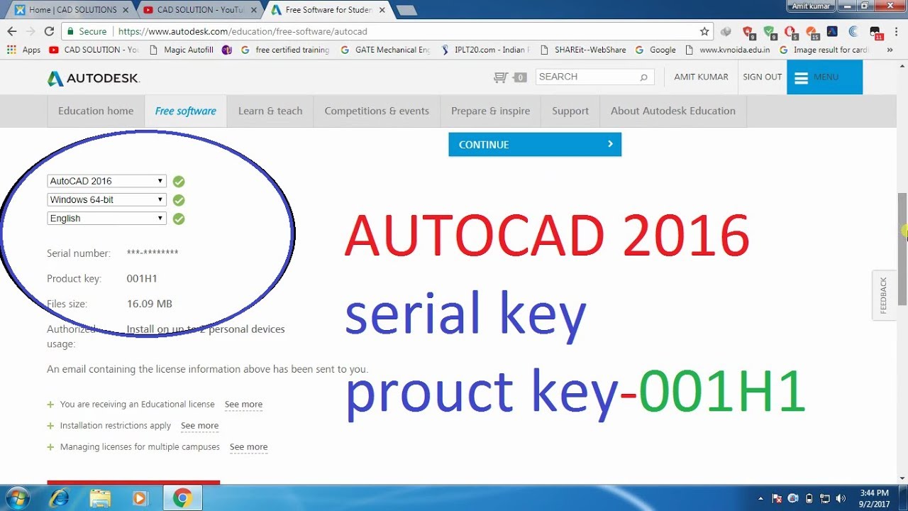 serial number for autodesk inventor 2016